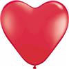 Globo látex corazón rojo