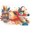 Here is Crash Bandicoot a